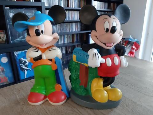 2 pvc mickey mouse poppen          A5, Verzamelen, Disney, Zo goed als nieuw, Beeldje of Figuurtje, Mickey Mouse, Ophalen of Verzenden