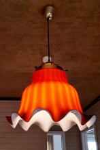 Vintage Peill & Putzler hanglamp in opaline glas, Ophalen, Mid-century modern / vintage, Minder dan 50 cm, Glas