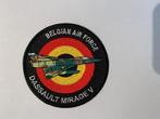 Badge Dassault Mirage V Belgian Air Force, Verzamelen, Militaria | Algemeen, Ophalen of Verzenden, Luchtmacht, Embleem of Badge