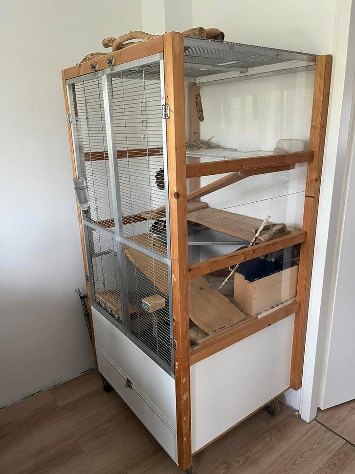 Chinchilla kooi, Animaux & Accessoires, Rongeurs & Lapins | Cages & Clapiers, Cage, Chinchilla, Enlèvement