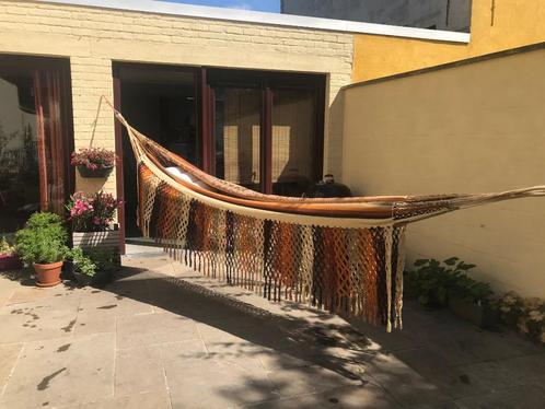 Colombiaanse handgewoven hangmat, Tuin en Terras, Hangmatten, Nieuw, Meerpersoons, Opvouwbaar, Binnen, Buiten, Ophalen