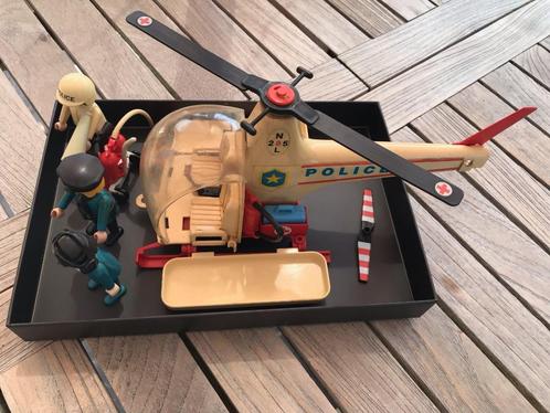 Playmobil geobra set 3144 Helicopter politie 1988, Kinderen en Baby's, Speelgoed | Playmobil, Gebruikt, Complete set, Ophalen of Verzenden