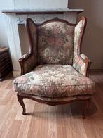 Vintage bloemen zetel in franse stijl, Antiek en Kunst, Antiek | Meubels | Stoelen en Sofa's, Ophalen