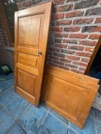 Porte en bois massif (à donner), Doe-het-zelf en Bouw, Deuren en Vliegenramen, Ophalen, Zo goed als nieuw