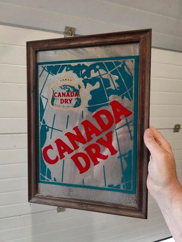 Canada dry frisdrank antieke spiegel beschikbaar voor biedingen