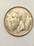 Munt zilver België 50 cent Leopold II  1881 zeldzaam mooi !!, Postzegels en Munten, Verzenden, Zilver, Losse munt, Zilver