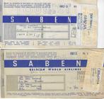 Sabena, Eén persoon, Vliegtuig, Met bestemming of datum