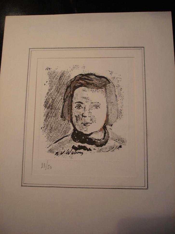 Henri Victor WOLVENS aquatint-ets voor M. Carême, A. Colpin, Antiek en Kunst, Kunst | Etsen en Gravures, Ophalen of Verzenden