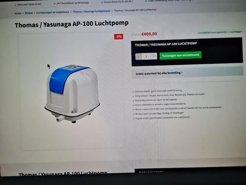 Sterke professionele luchtpomp, Dieren en Toebehoren, Vissen | Aquariumvissen