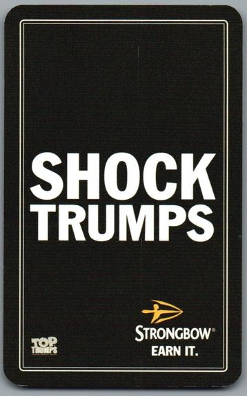 speelkaart - LK12219 - Shock Trumps, Strongbow, Verzenden, Zo goed als nieuw, Speelkaart(en)