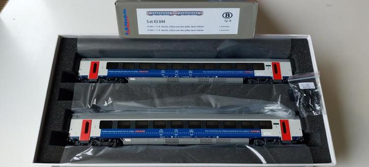 SNCB/NMBS LS MODELSET 2X I11B HO*DC NR. 43044, Hobby en Vrije tijd, Modeltreinen | H0, Nieuw, Treinset, Gelijkstroom, Verzenden