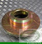High performance remschijf cross drilled & grooved voor Land, Ophalen of Verzenden, Nieuw, Land Rover