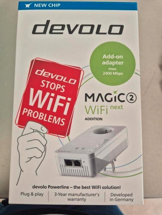 Devolo Magic 2 WiFi next, Computers en Software, Netwerk switches, Gebruikt, Ophalen of Verzenden