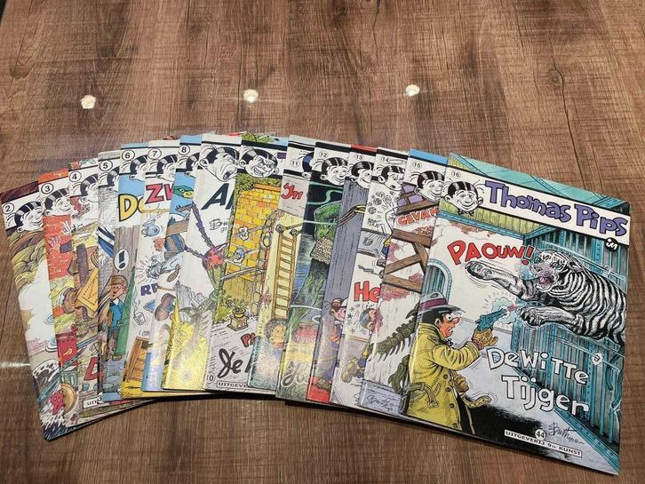 15 gesigneerde en genummerde strips van Thomas Pips ., Livres, BD, Neuf, Plusieurs BD, Enlèvement ou Envoi