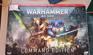 warhammer 40k command edition mooi half geschilderd  beschikbaar voor biedingen