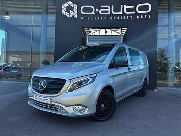 Mercedes-Benz Vito 116d Dubbel Cabine / GPS / Led / Trekh /, Autos, Argent ou Gris, Achat, Euro 6, Entreprise