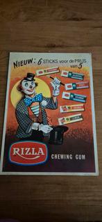 Bordje chewing gum, Verzamelen, Ophalen of Verzenden