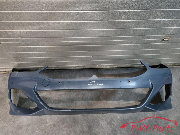 BMW G14 G15 G16  8-SERIE M VOORBUMPER ORIGINEEL, Auto-onderdelen, Carrosserie, Bumper, BMW, Voor, Gebruikt, Ophalen of Verzenden