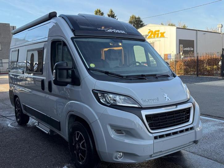 Pössl Summit 540 – Peugeot 2.2 – 165 pk – Bouwjaar 2023, Caravans en Kamperen, Mobilhomes, Bedrijf, tot en met 4, Buscamper of Camperbus