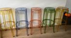 Tabourets Ghost de Kartell design par Starck 75cm Prix/piece, Huis en Inrichting, Ophalen, Gebruikt, Kunststof