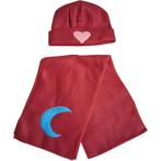 Winter fleece set kinderen rood one size, Kinderen en Baby's, Kinderkleding | Mutsen, Sjaals en Handschoenen, Verzenden, Nieuw