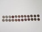 Munten België 25 cent 1964-1975 Boudewijn Belgische Frank, Postzegels en Munten, Ophalen of Verzenden, Setje
