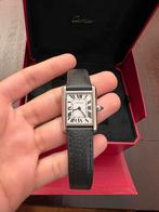 Must de Cartier tankhorloge, Handtassen en Accessoires, Horloges | Dames, Ophalen, Zo goed als nieuw, Staal, Staal