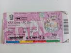 Ticket aa gent vs fc zlin intertoto 2005, Ophalen of Verzenden
