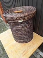 rieten manden, Huis en Inrichting, Woonaccessoires | Schalen en Manden, Mand, Rond, Ophalen of Verzenden, Zo goed als nieuw