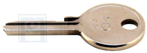 Sleutel portier blank (FP) rond type Amazon+P1800 Volvo onde, Auto-onderdelen, Overige Auto-onderdelen, Volvo, Nieuw, Ophalen of Verzenden