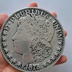 Grote decoratieve munt – 1 Dollar – Metaal – 12,5 cm, Enlèvement ou Envoi
