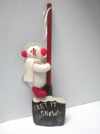 Sneeuwmannetje op spade - 28 cm hoog, Enlèvement, Neuf