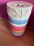 Panier à linge avec sac en lin, Maison & Meubles, Enlèvement, Comme neuf