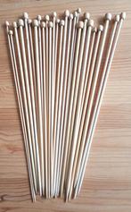 13 paar bamboe breinaalden, Hobby en Vrije tijd, Breien en Haken, Ophalen