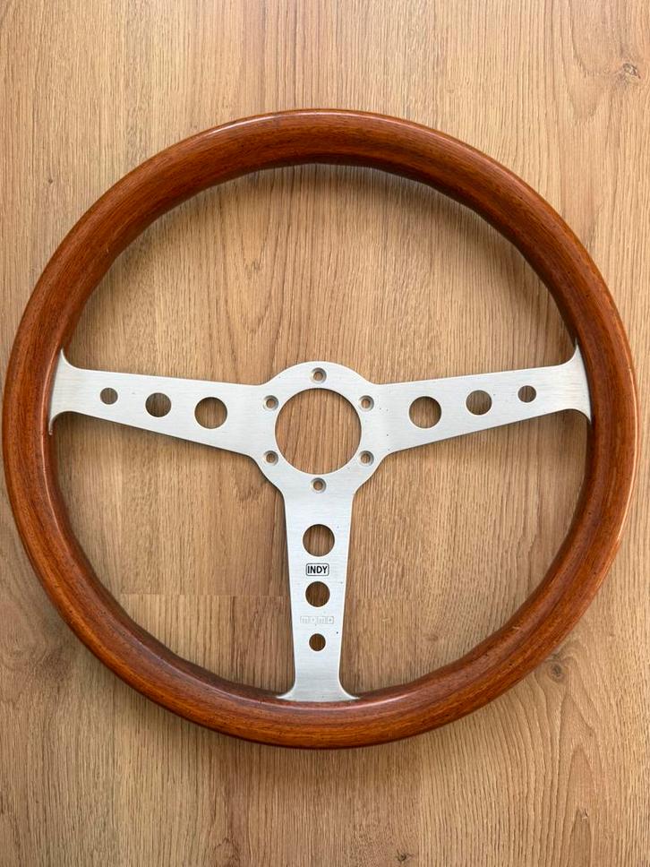 Momo Indy 370MM Houten Stuur Oldtimer, Auto-onderdelen, Besturing, Alfa Romeo, Amerikaanse onderdelen, Audi, BMW, Citroën, Daihatsu