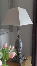 Tafellamp met ecru lampenkap, Huis en Inrichting, Ophalen, Zo goed als nieuw, Landelijk, 50 tot 75 cm