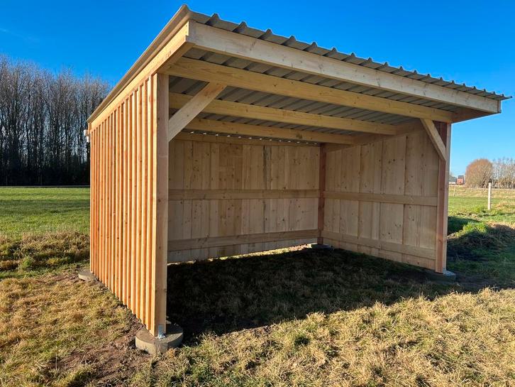 Schuilstal 3x5, Dieren en Toebehoren, Stalling en Weidegang, Stalling, 2 of 3 paarden of pony's