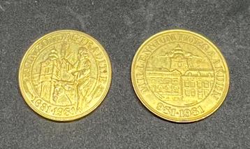 2 unieke munten uitgegeven door Hoegaarden 1981