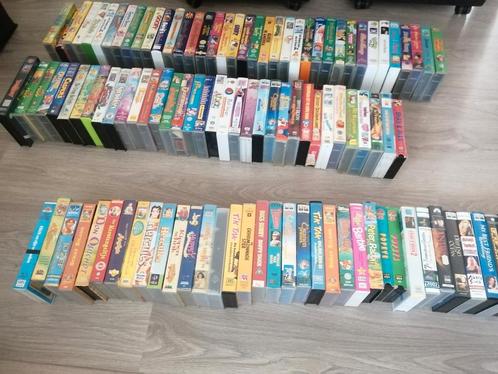 VHS videobanden 112  stuks allerlei. Nieuwe foto's!! 10 EURO, Cd's en Dvd's, VHS | Kinderen en Jeugd, Zo goed als nieuw, Ophalen