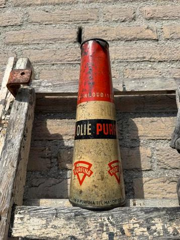 Bidon d'huile conique PURFINA, Enlèvement ou Envoi, Utilisé, Autre, Autres marques