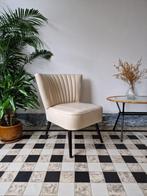 Vintage sixties cocktailzeteltje | fauteuil | stoel, Huis en Inrichting, Ophalen, Gebruikt, Minder dan 75 cm, Hout