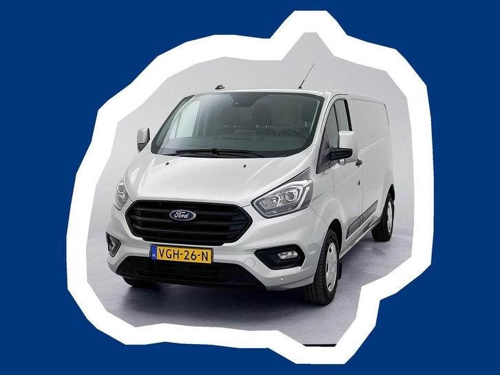 Ford Transit Custom 300 2.0 TDCI L2H1 Sync3 Trekhaak Navigat, Auto's, Bestelwagens en Lichte vracht, Bedrijf, ABS, Centrale vergrendeling
