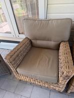 Tuinset zetel en tafel, Ophalen, Gebruikt, Overige materialen, Tuinset