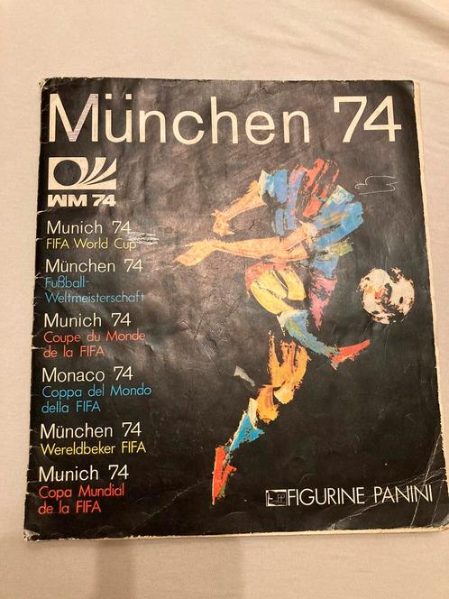 Volledig panini-album World Cup München 74, Verzamelen, Sportartikelen en Voetbal, Gebruikt, Ophalen of Verzenden