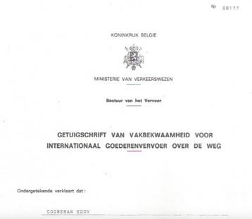 Internationale vakbekwaamheid vervoer beschikbaar voor biedingen
