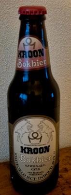 oude 0,30 Ltr Kroon Bokbier uit 1990 collector's item, Verzamelen, Ophalen of Verzenden, Zo goed als nieuw, Flesje(s), Overige merken