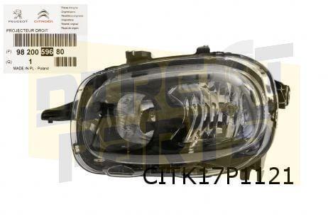 Citroën C3 Koplamp Links (halogeen) Origineel! 9820059680, Auto-onderdelen, Verlichting, Citroën, Nieuw, Verzenden