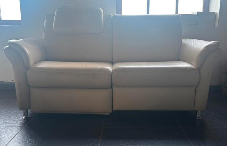 Zetels 2 zits met relax, Huis en Inrichting, Zetels | Zetels, Gebruikt, Rechte bank, Tweepersoons, 150 tot 200 cm, 75 tot 100 cm