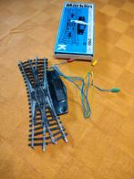 Interrupteur anglais Marklin 2160 K-Rail, Analogique, Enlèvement ou Envoi, Courant alternatif, Rails