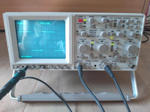 Hameg HM1507-3 150MHz oscilloscoop, Doe-het-zelf en Bouw, Meetapparatuur, Gebruikt, Elektriciteit, Ophalen